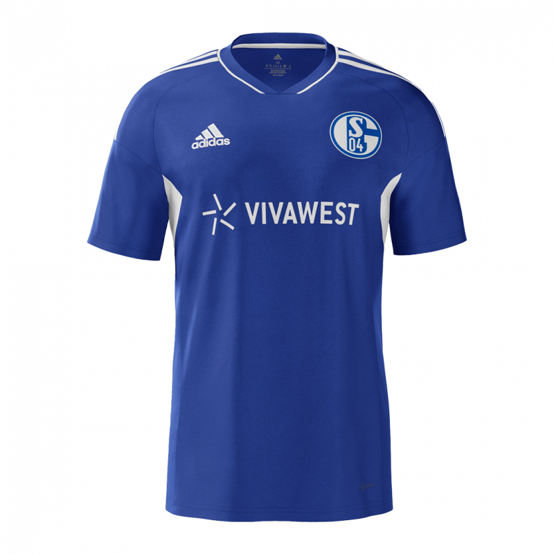 maillot FC Schalke FC Schalke 04 2022/23 domicile bleu