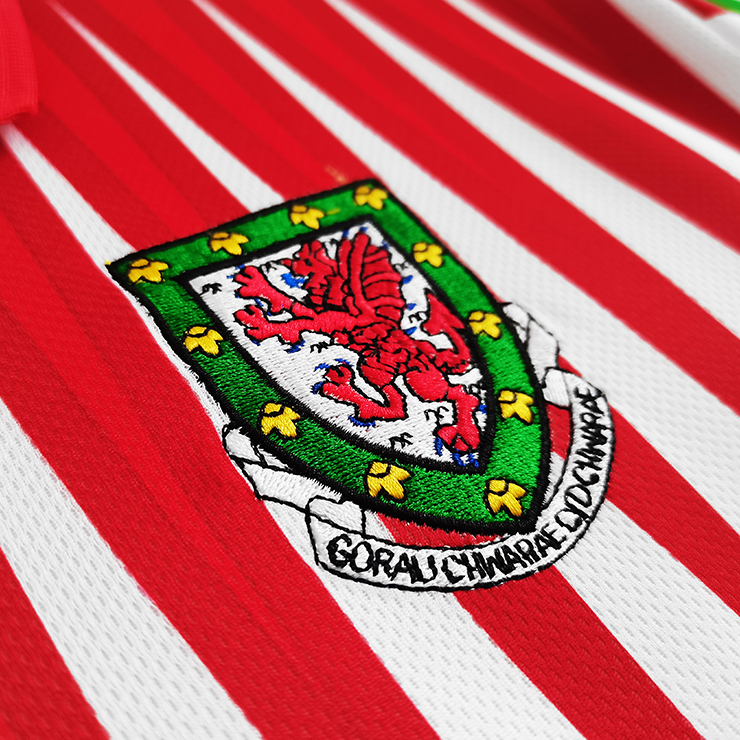 maillot Wales 1996/98 extérieur blanc Retro