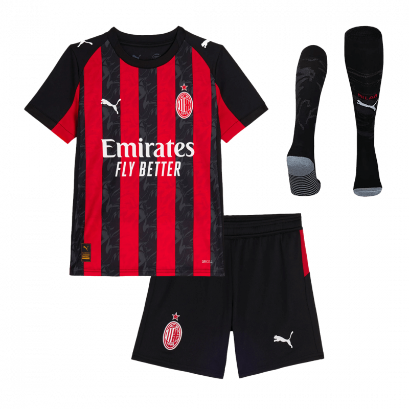 kit enfant AC Milan 2025/26 domicile noir
