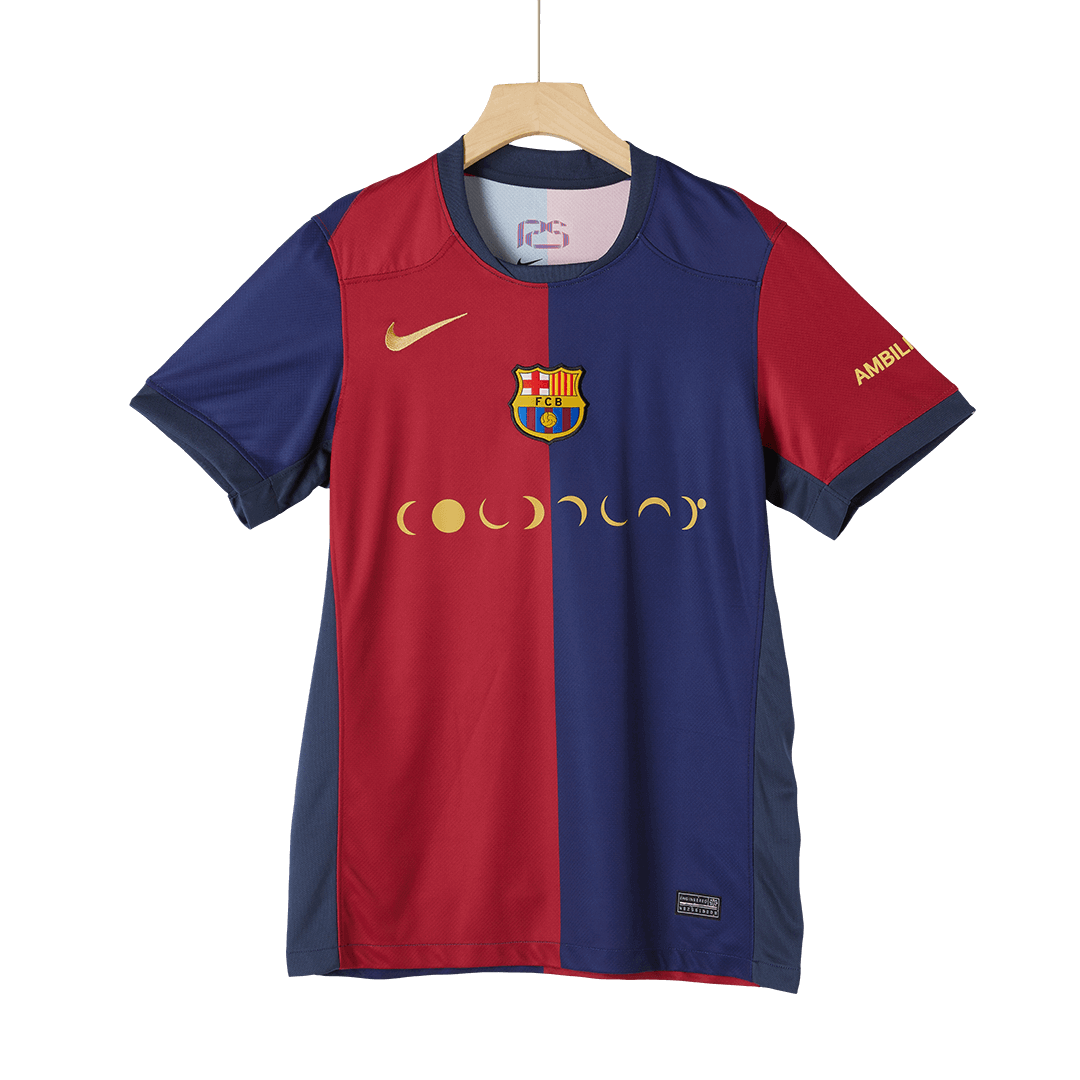 maillot Barcelona 2024/25 domicile bleu Coldplay