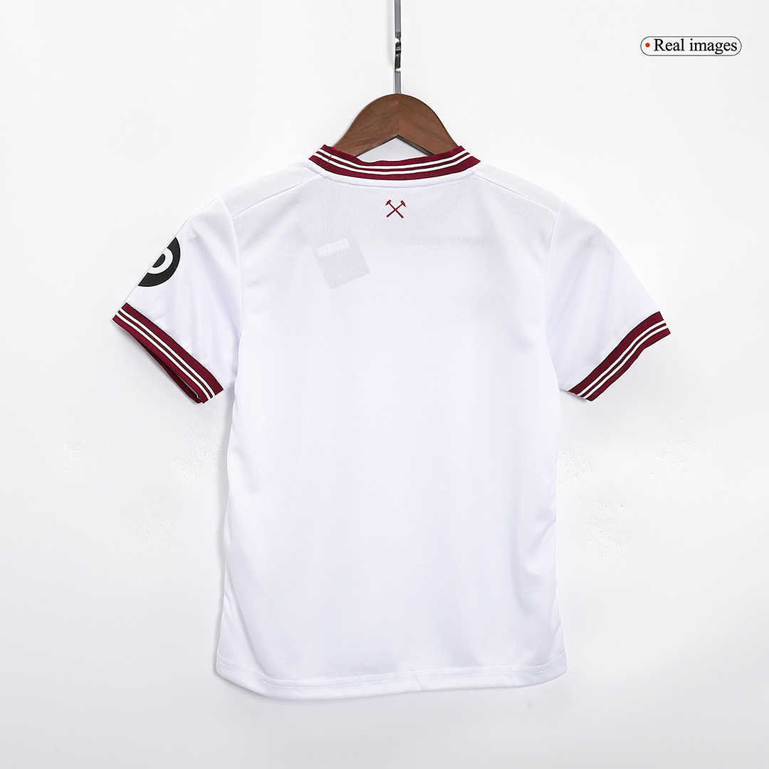 kit enfant West Ham United 2023/24 extérieur blanc