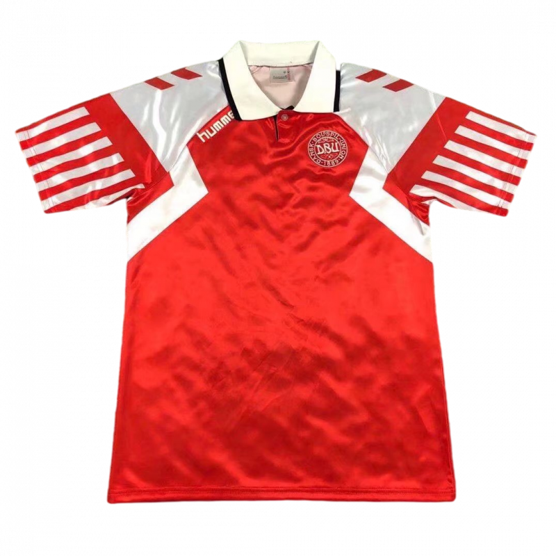 maillot Denmark 1992 domicile blanc Retro