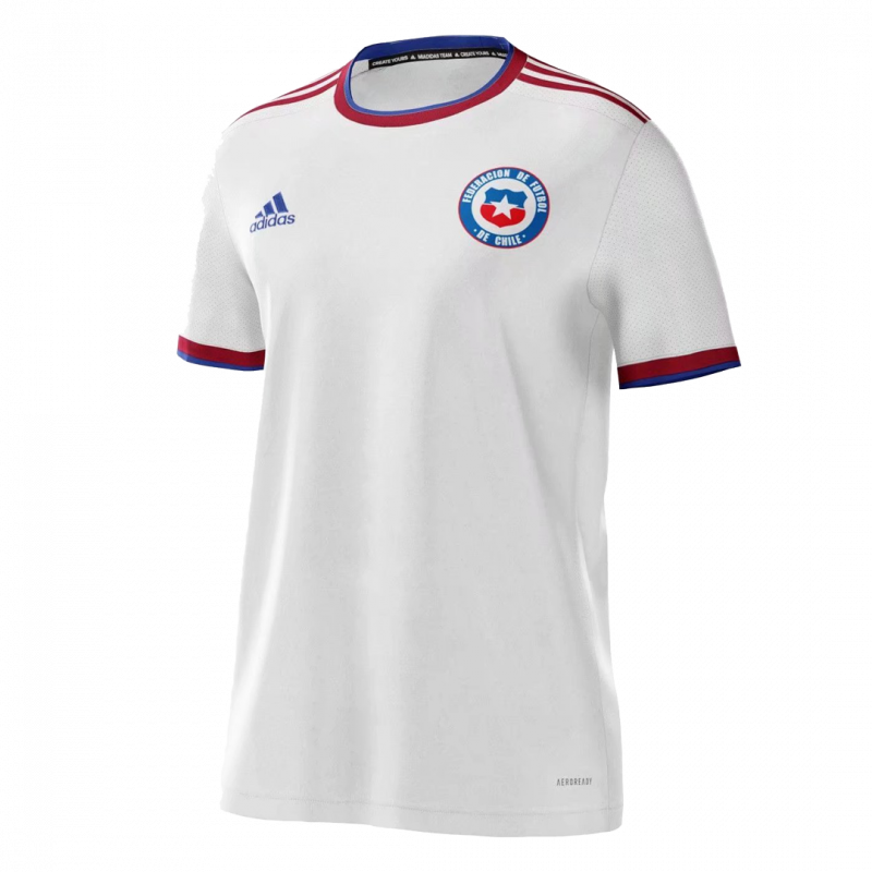 maillot Chile 2021/22 extérieur blanc