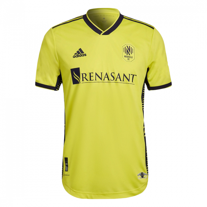 maillot Nashville SC 2022 domicile jaune version joueur