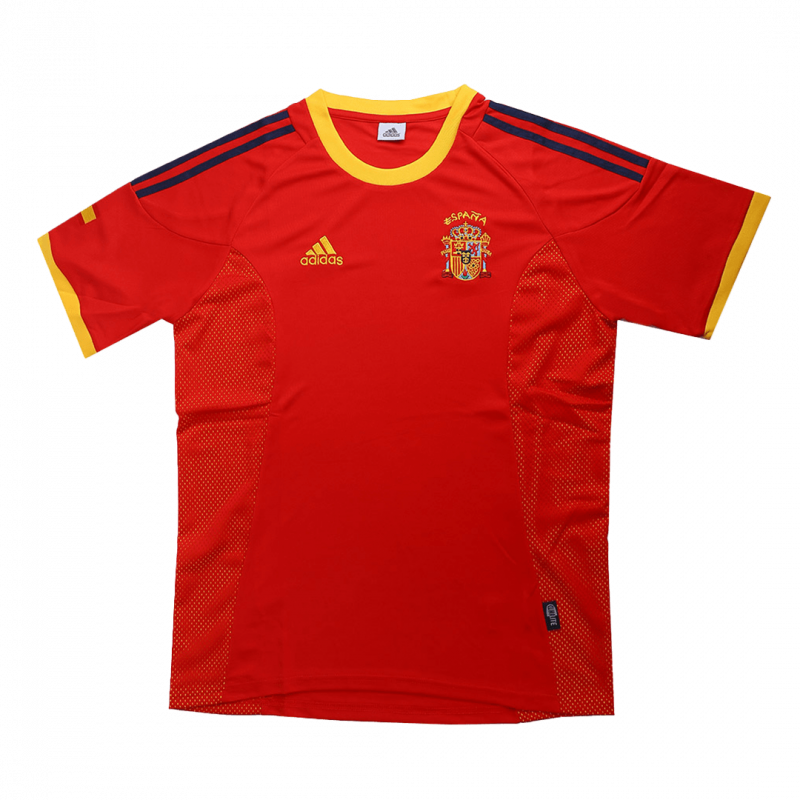 Spain 2002 domicile Retro Jersey