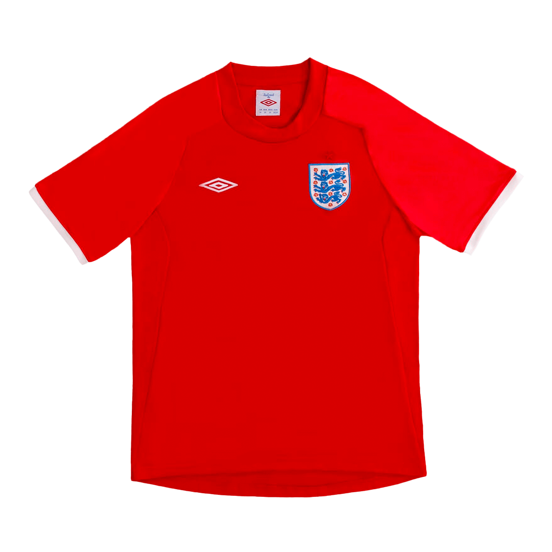 maillot England 2010 extérieur rouge Retro