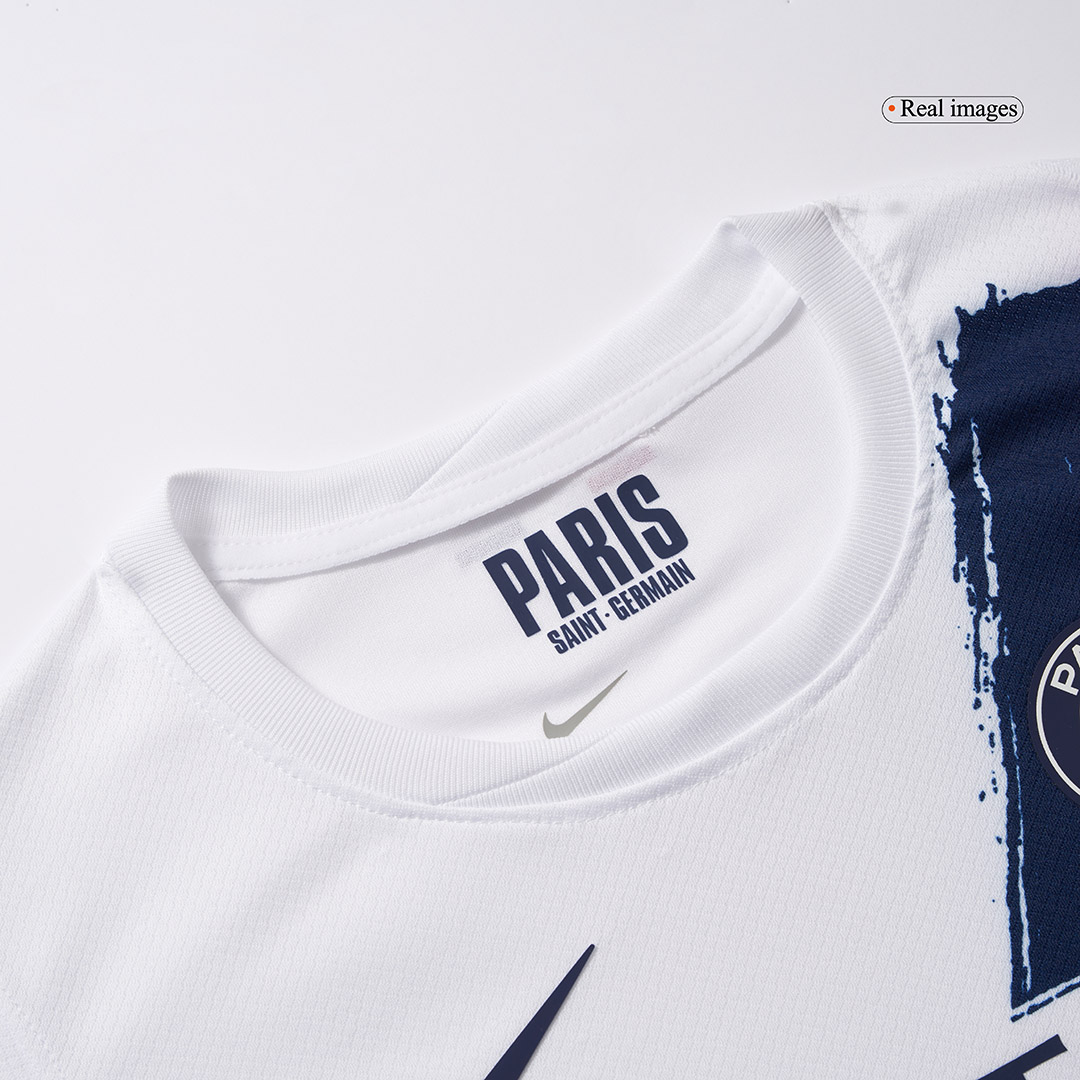 kit enfant Paris Saint-Germain 2024/25 extérieur blanc