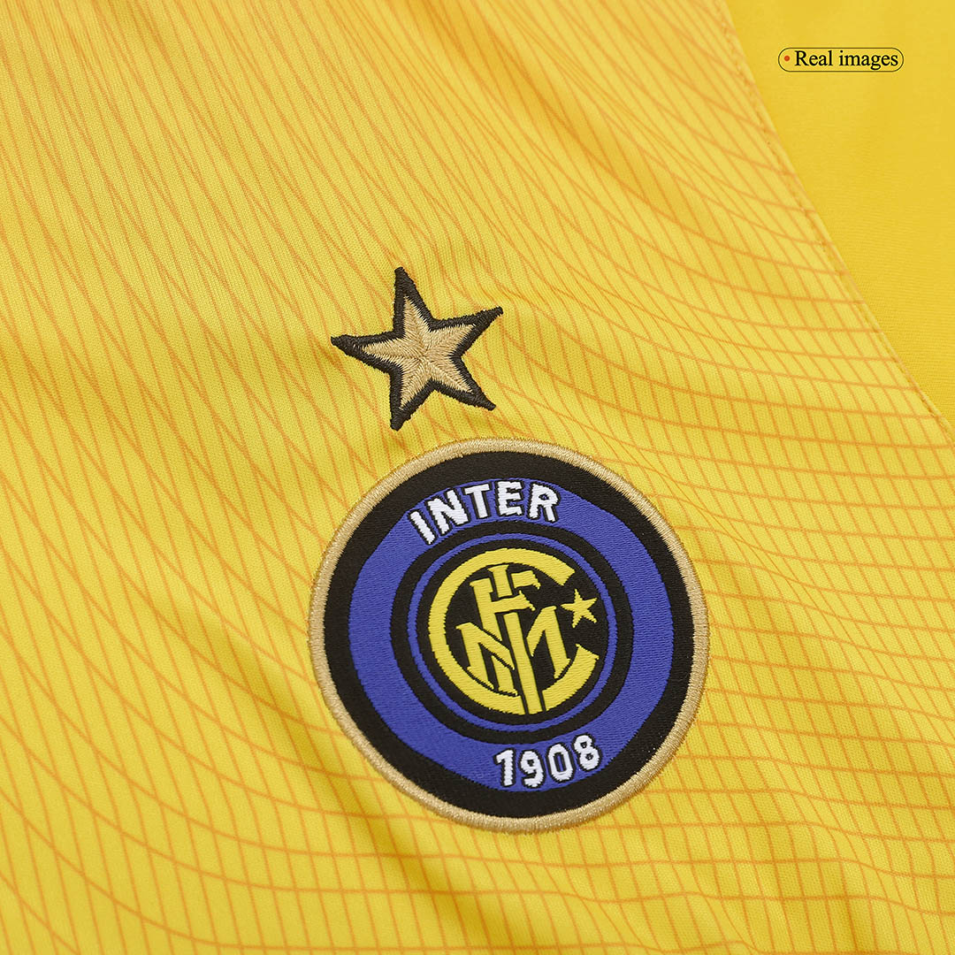 maillot Inter Milan 2002/03 troisième jaune Retro