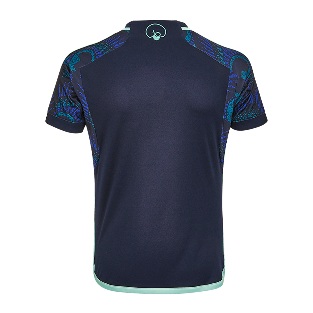 kit enfant Leeds United 2023/24 extérieur bleu