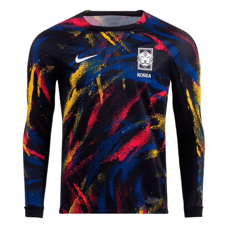 maillot South Korea 2022 extérieur noir manches longues