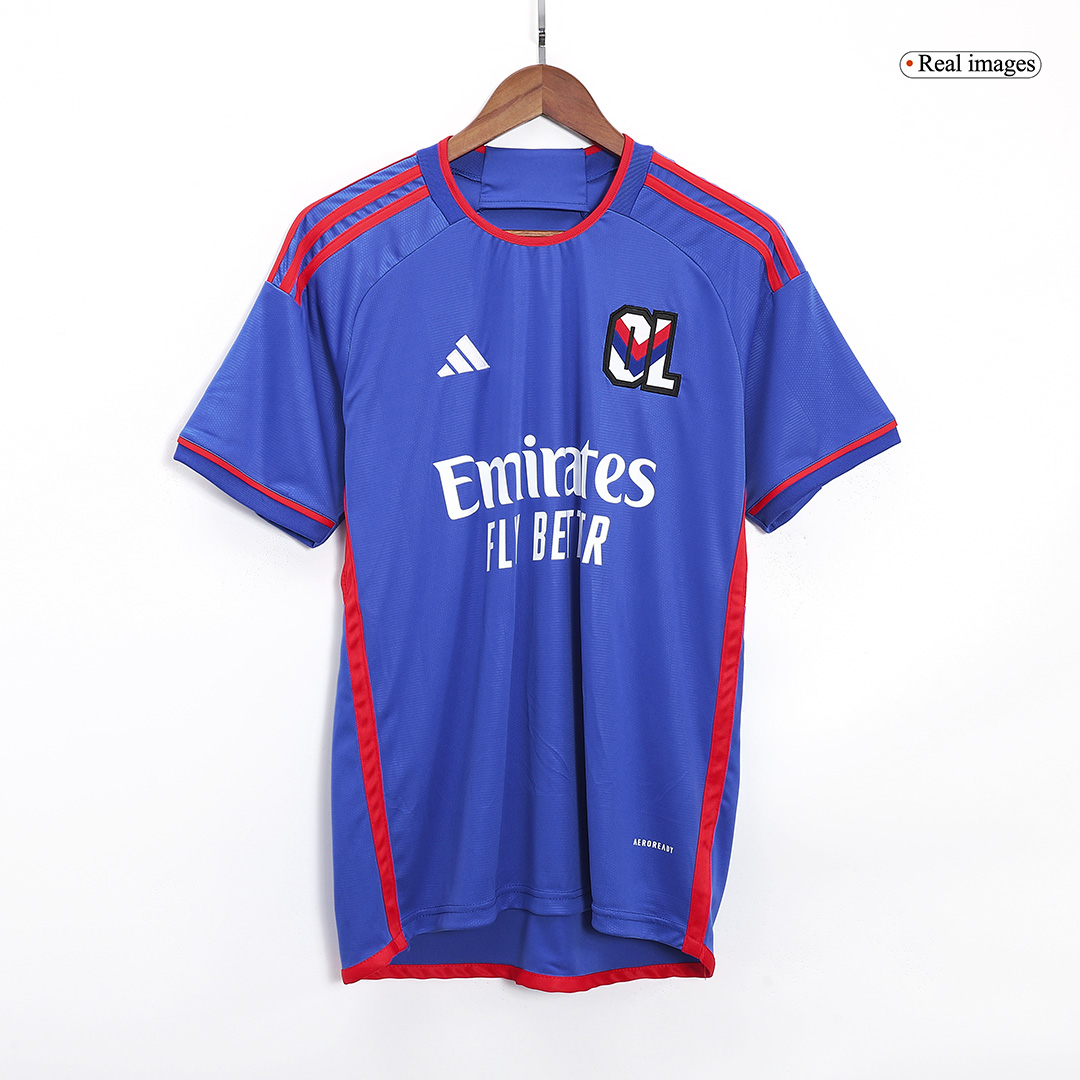 maillot Olympique Lyonnais 2023/24 extérieur bleu
