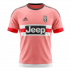 maillot Juventus 2015/16 extérieur rose Retro