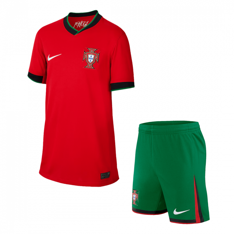 kit enfant Portugal 2024 domicile rouge