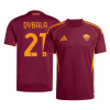 maillot DYBALA #21 Roma 2025/26 domicile rouge