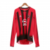 maillot AC Milan 2004/05 domicile noir manches longues Retro