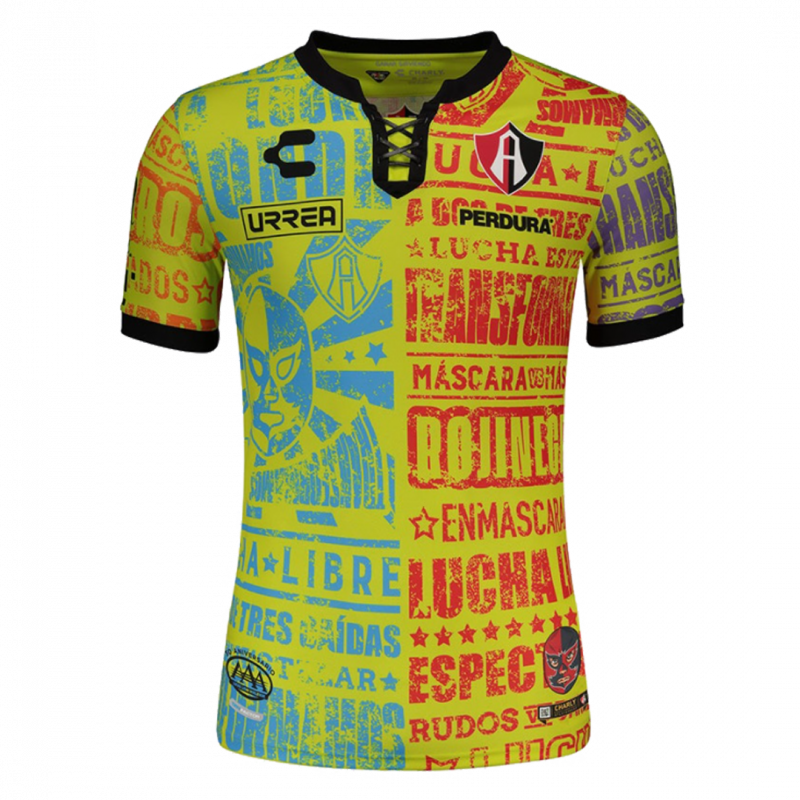 maillot Atlas de Guadalajara 2021/22 troisième jaune