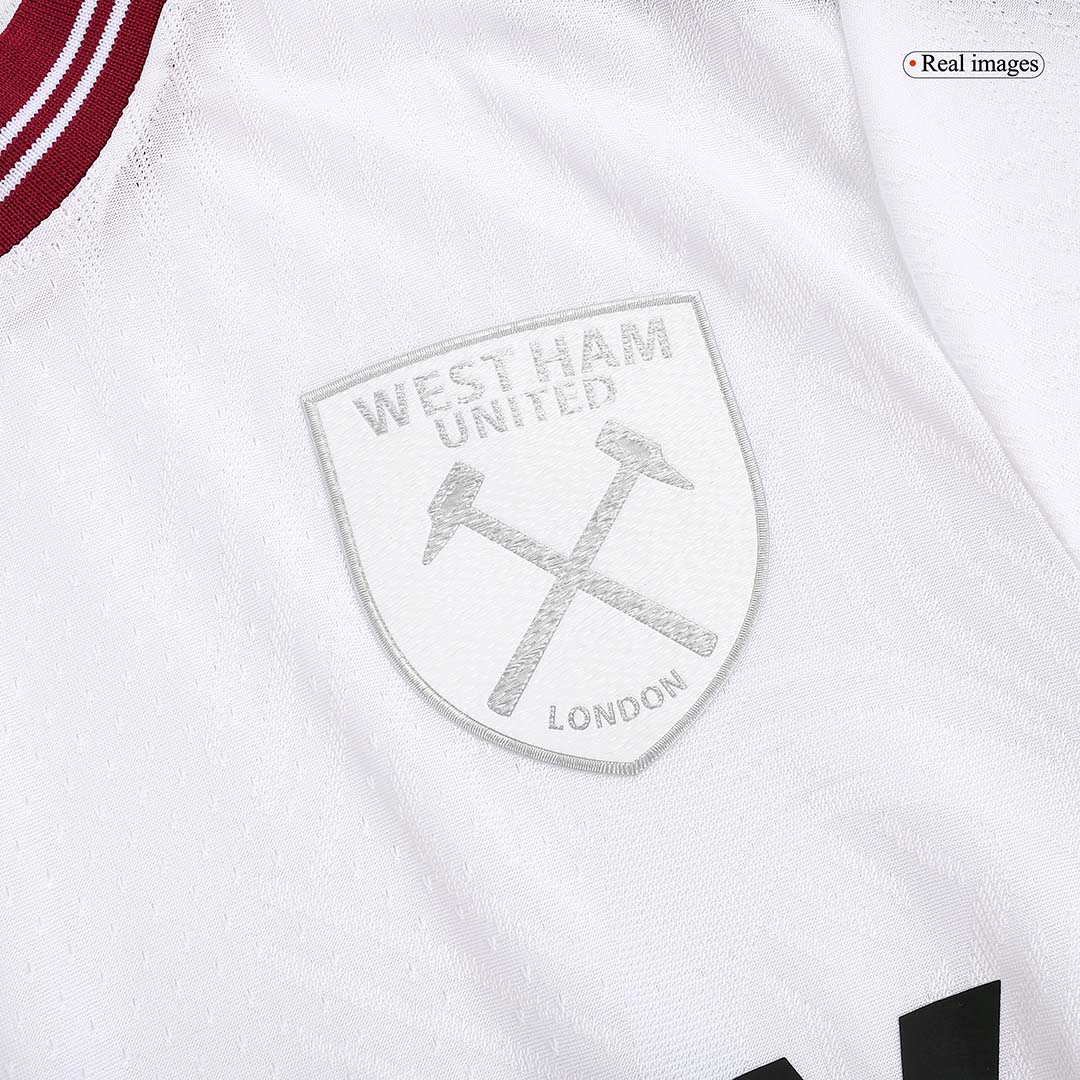 maillot West Ham United 2023/24 extérieur blanc Player Version