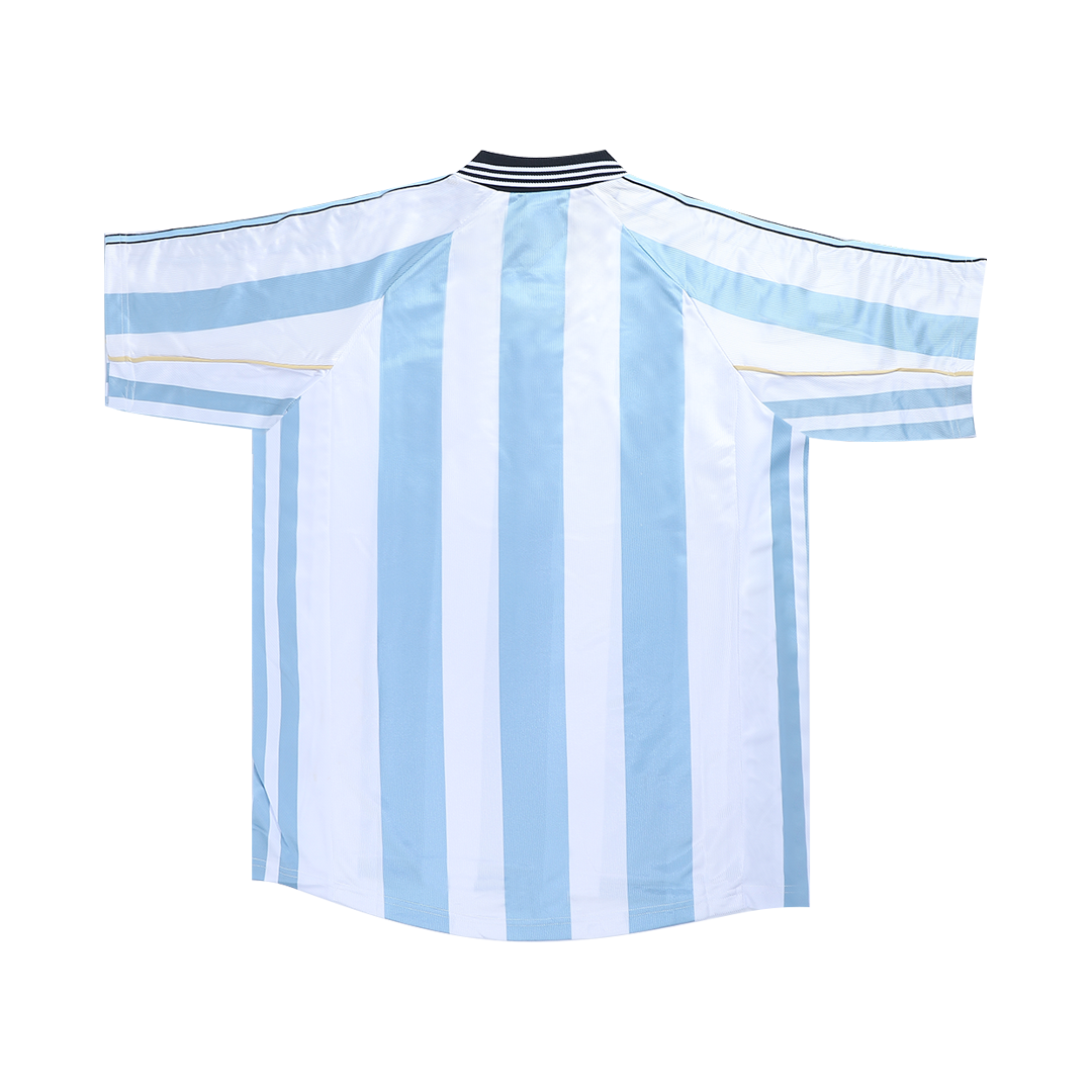 maillot Argentina 1998 domicile blanc Retro