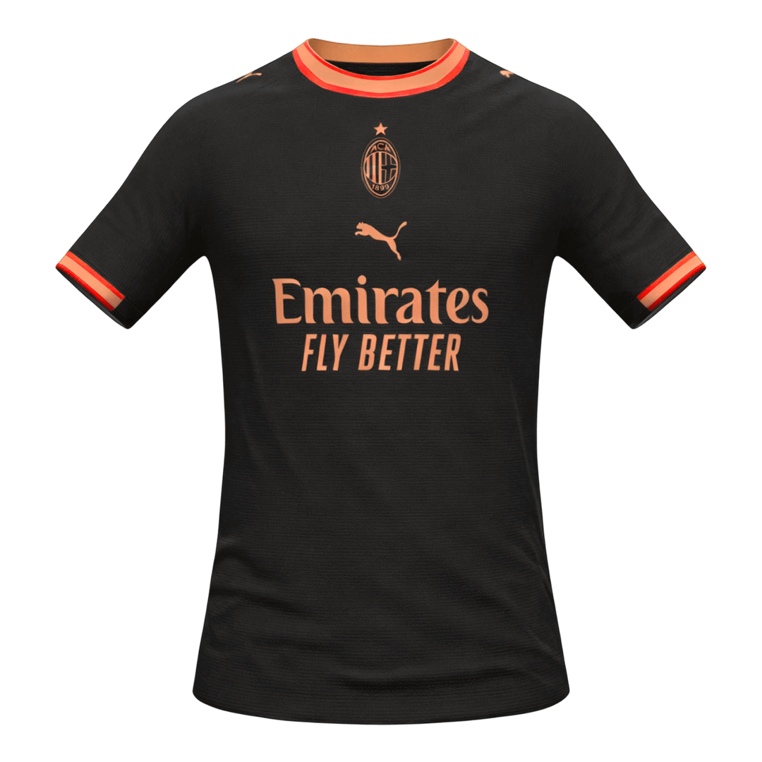 maillot AC Milan 2026/27 troisième noir