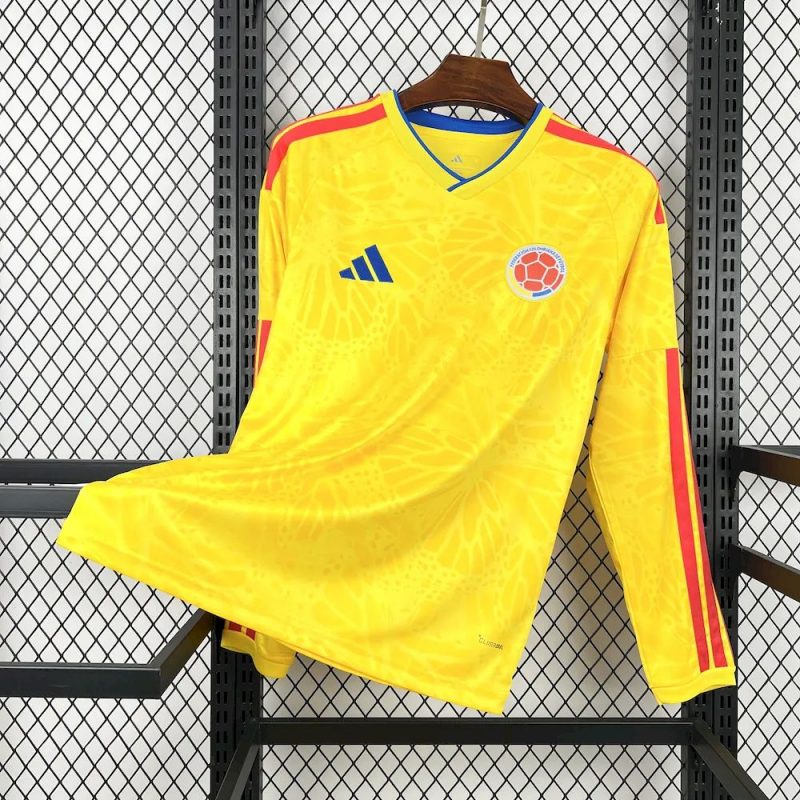 Colombie maillot foot 2026/27 manches longues Jersey