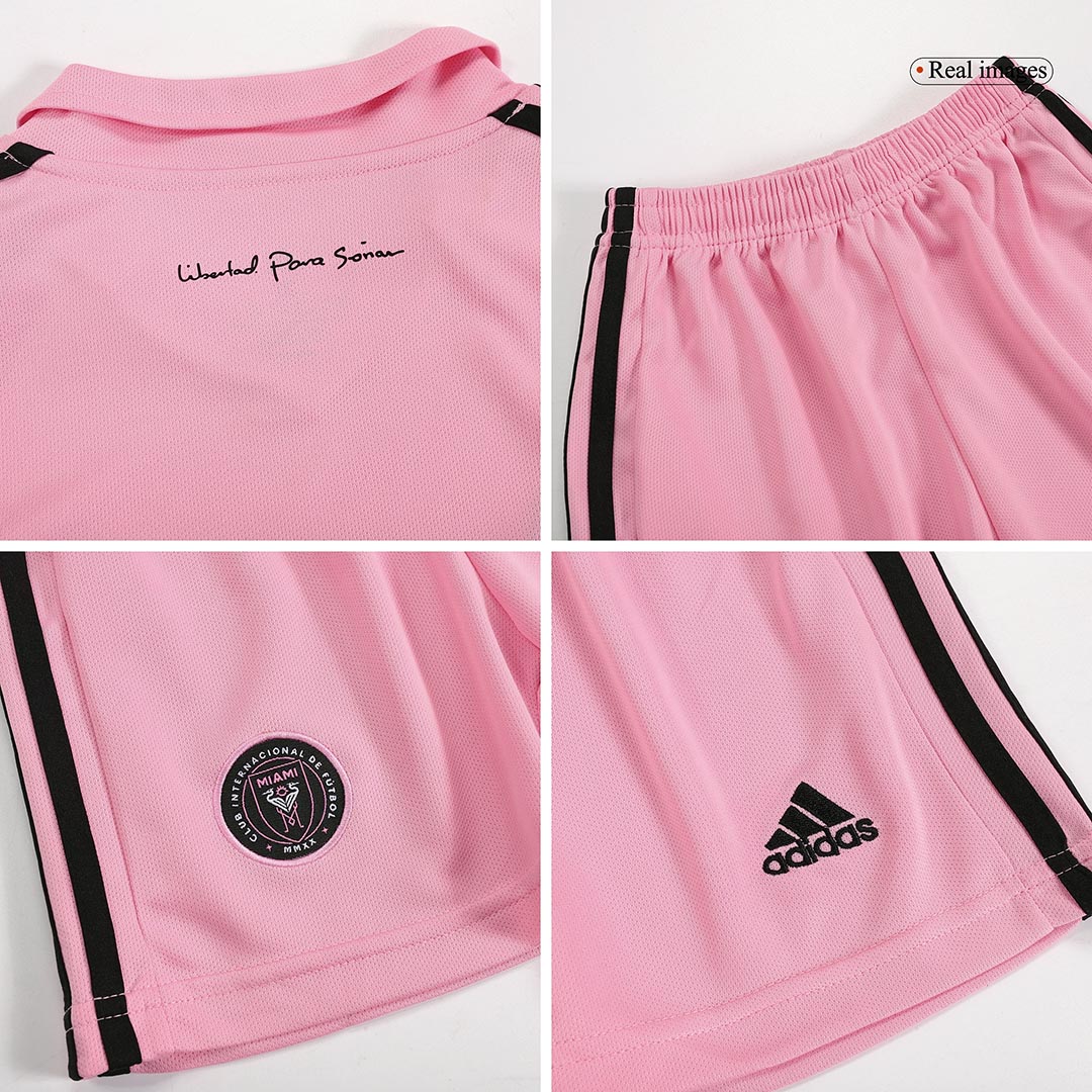 Inter Miami CF 2023/24 domicile Pink manches longues Kids Kit