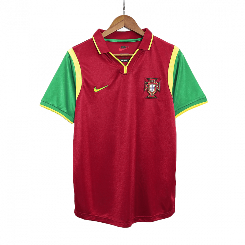 maillot Portugal 1999 domicile rouge Retro