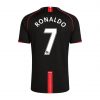maillot RONALDO #7 Manchester United 2007/08 extérieur noir Retro