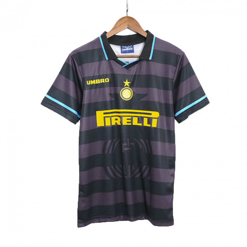 maillot Inter Milan 1997/98 extérieur noir Retro