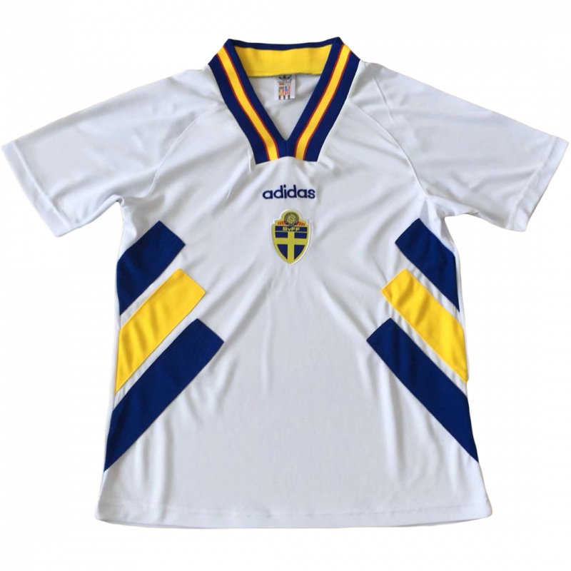 maillot Sweden 1994 extérieur blanc Retro