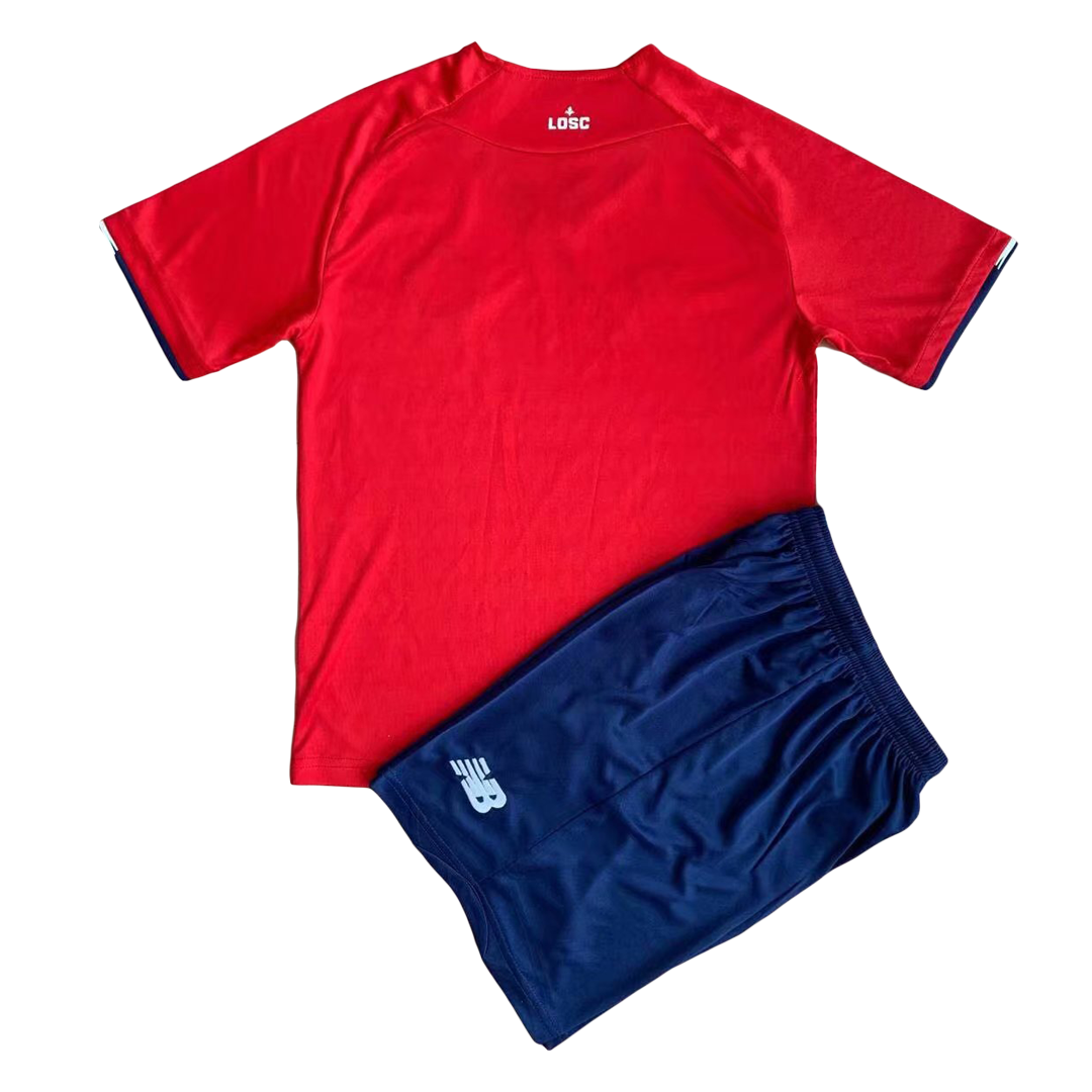 kit enfant Lille OSC 2021/22 domicile rouge