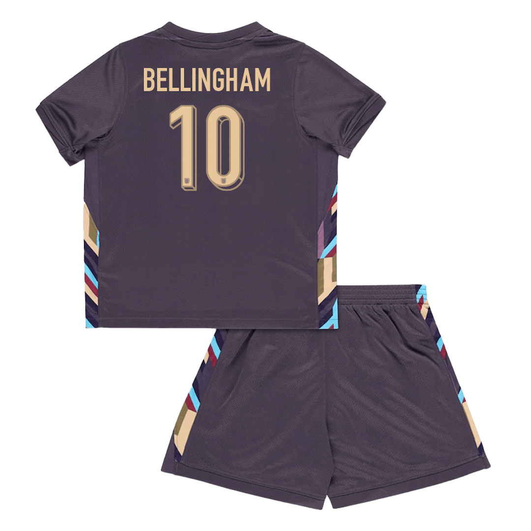 kit enfant BELLINGHAM #10 England 2024 extérieur violet
