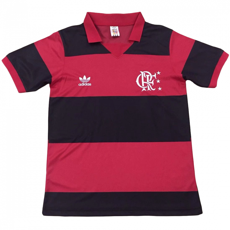 maillot CR Flamengo 1982 domicile noir Retro