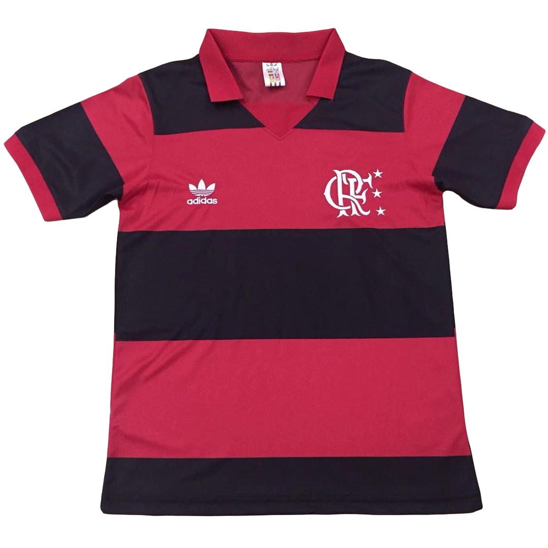 maillot CR Flamengo 1982 domicile noir Retro