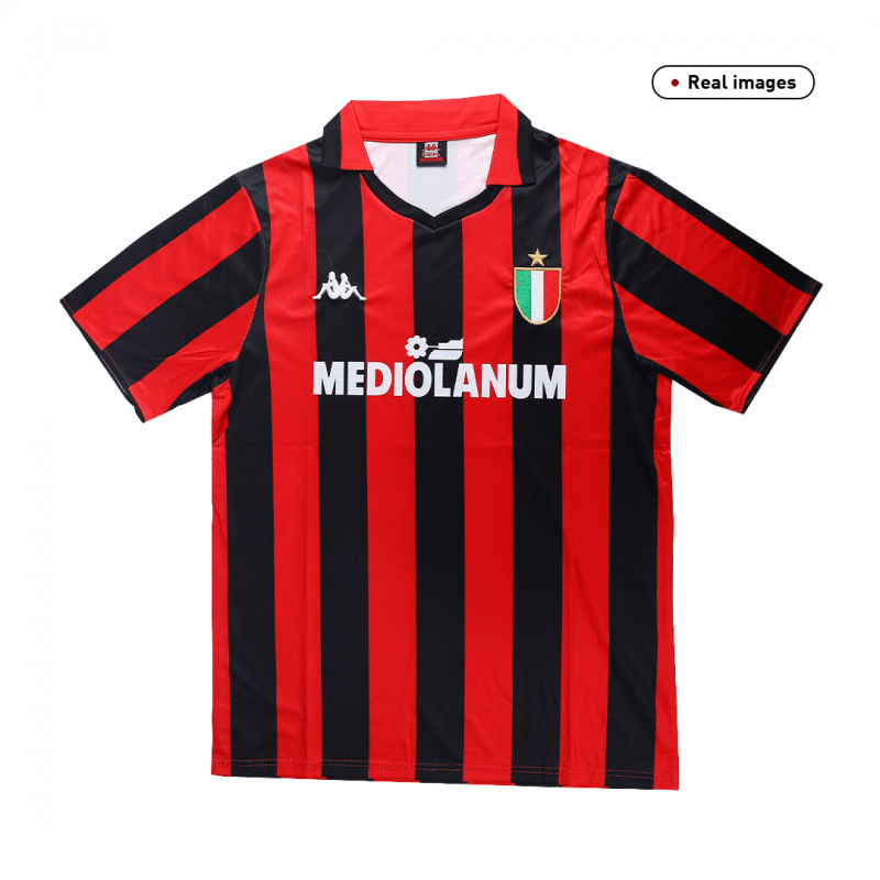 maillot AC Milan 1988/89 domicile rouge Retro