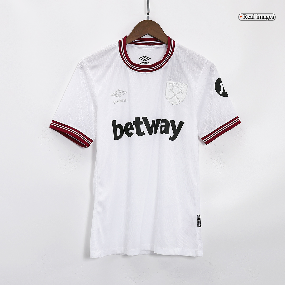 maillot West Ham United 2023/24 extérieur blanc Player Version