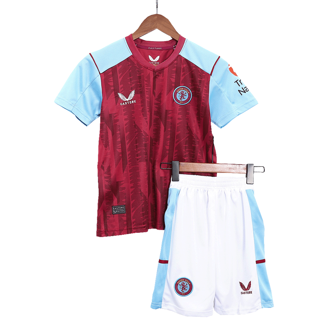 kit enfant Aston Villa 2023/24 domicile rouge