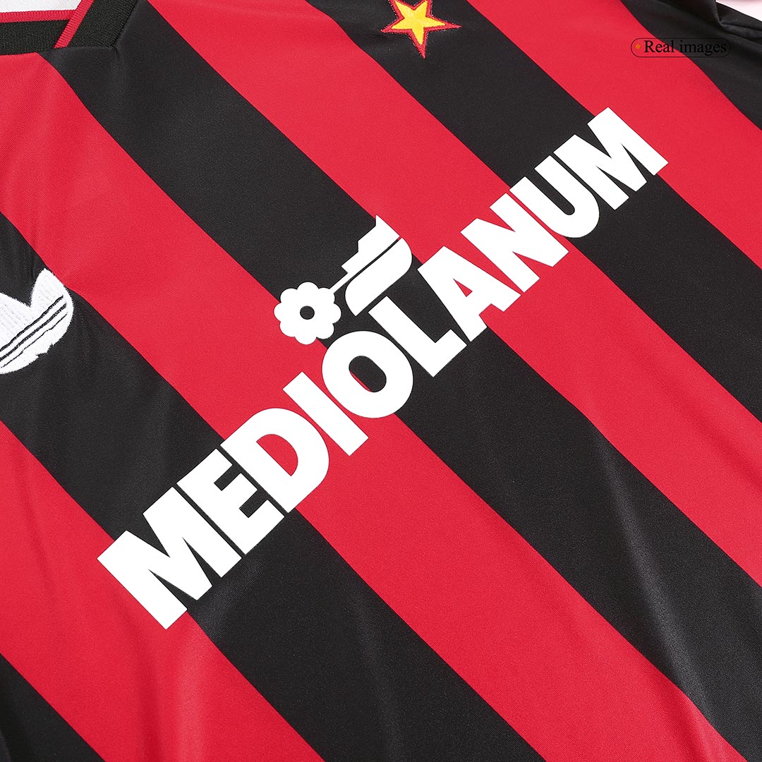 maillot AC Milan 1990/91 domicile noir Retro