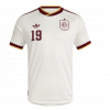 maillot LAMINE YAMAL #19 Spain 2026 extérieur blanc Player Version