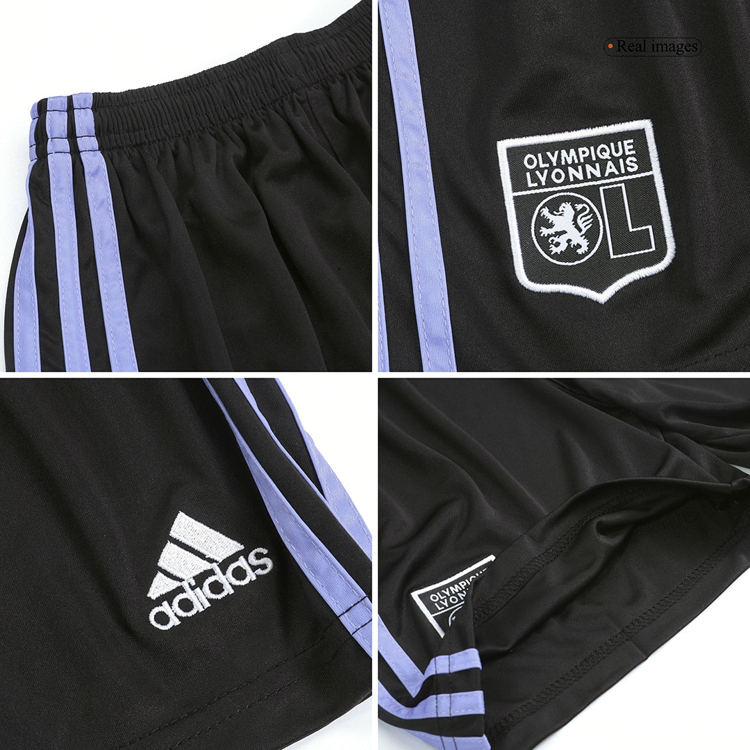 kit enfant Olympique Lyonnais 2022/23 troisième noir