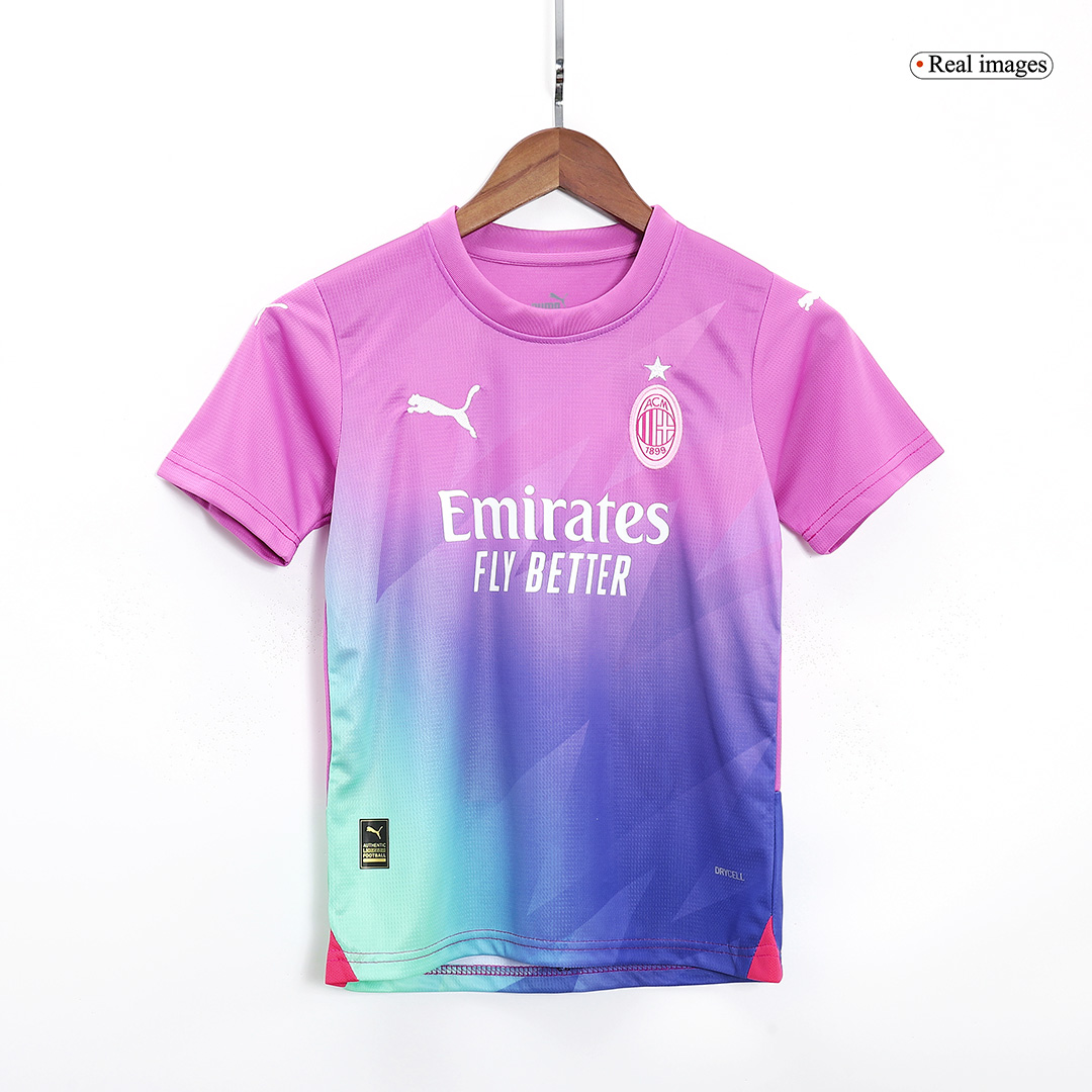 kit enfant AC Milan 2023/24 troisième violet