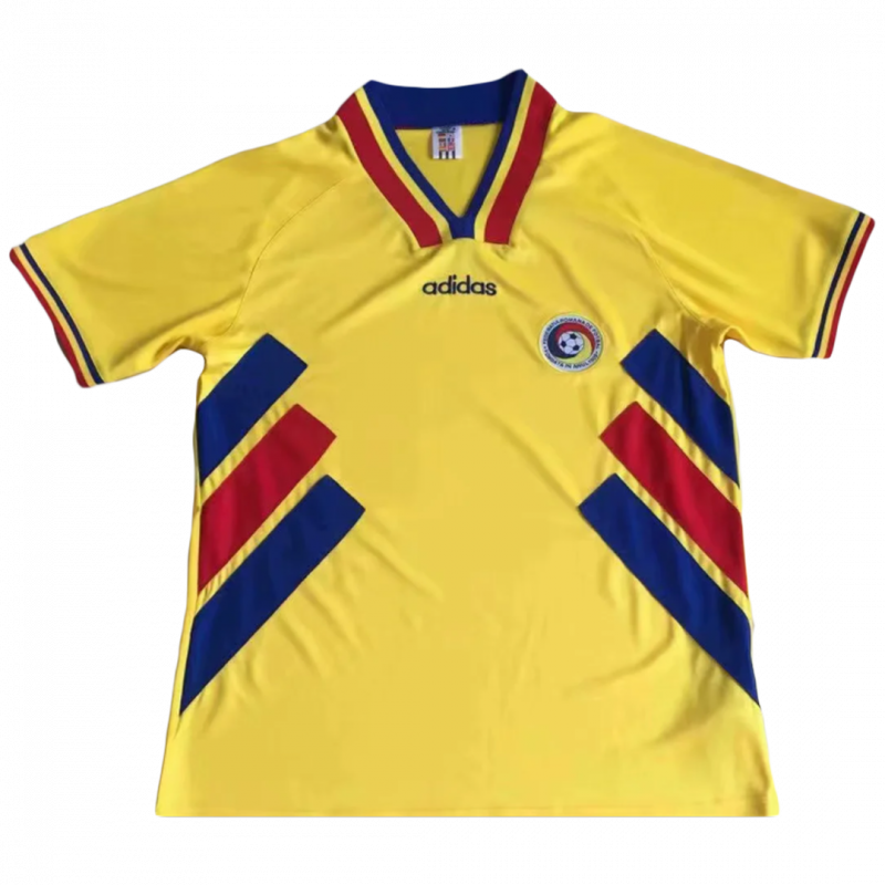 maillot Romania 1994 domicile jaune Retro