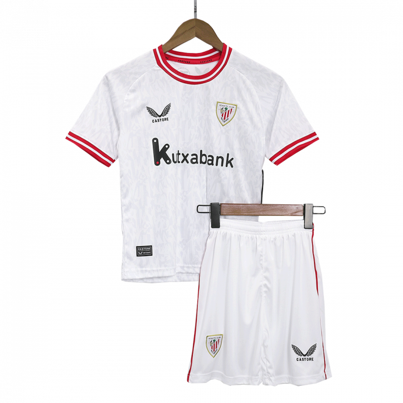 kit enfant Athletic Club de Bilbao 2023/24 troisième blanc