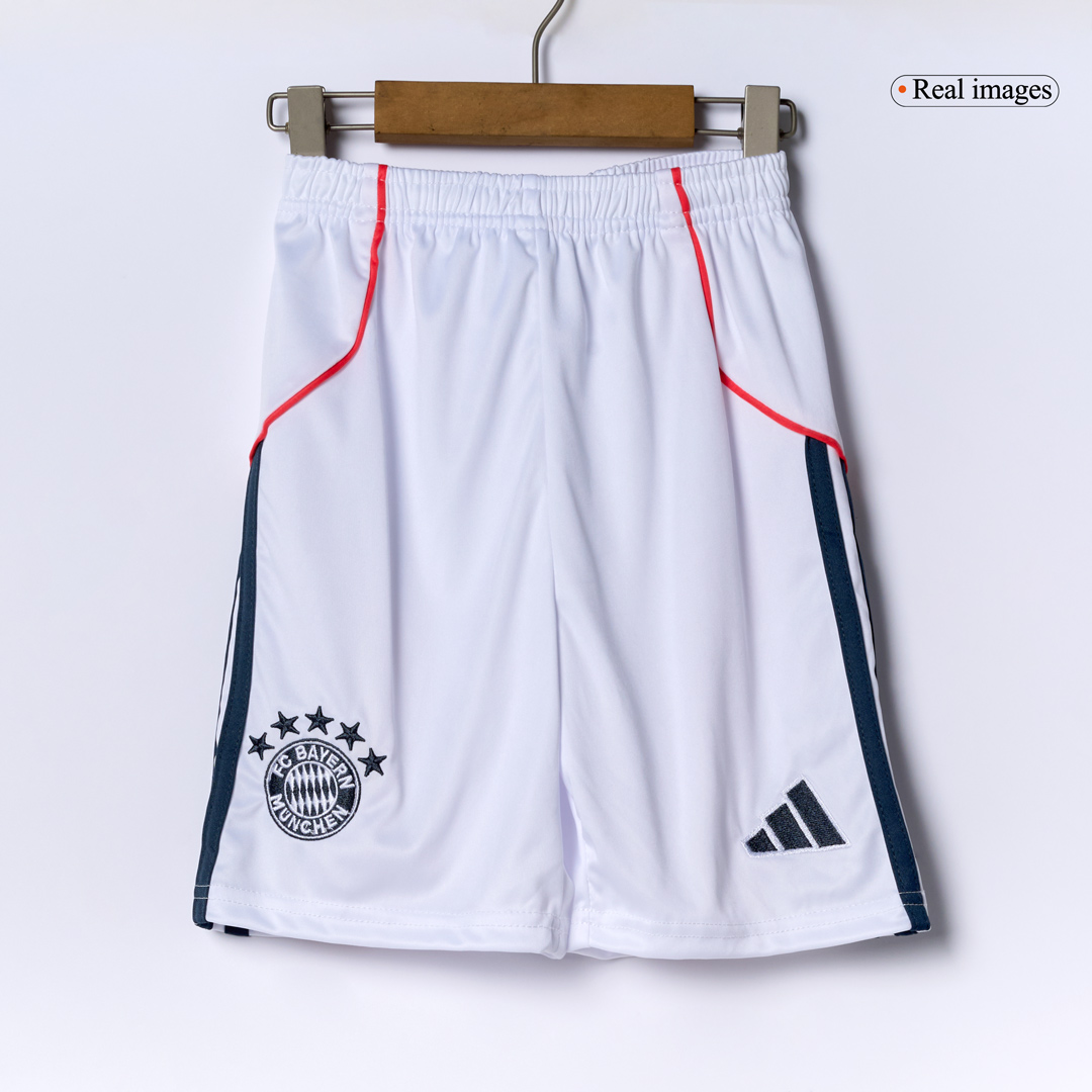 kit enfant Bayern Munich 2025/26 extérieur blanc