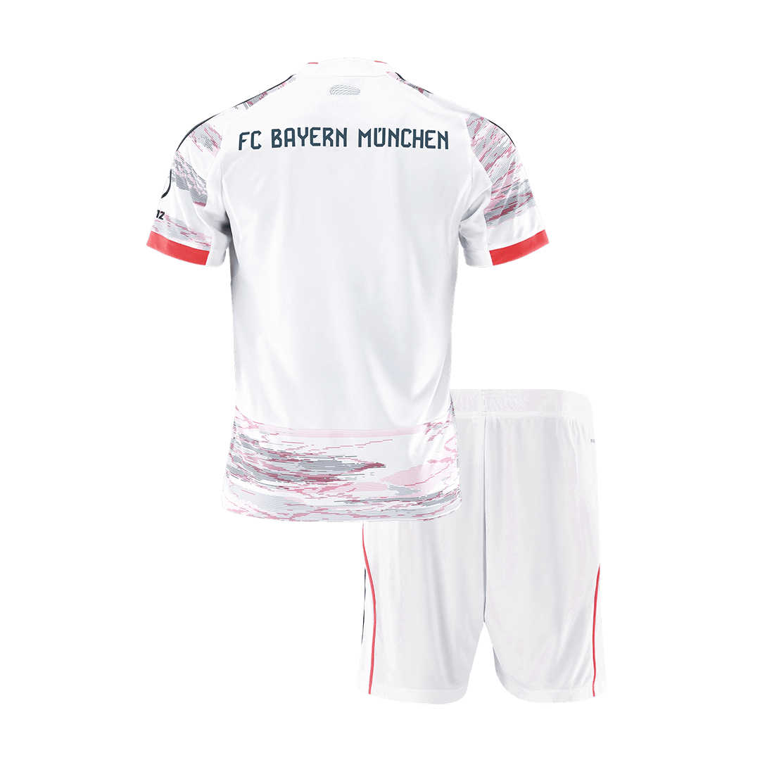 kit enfant Bayern Munich 2025/26 extérieur blanc