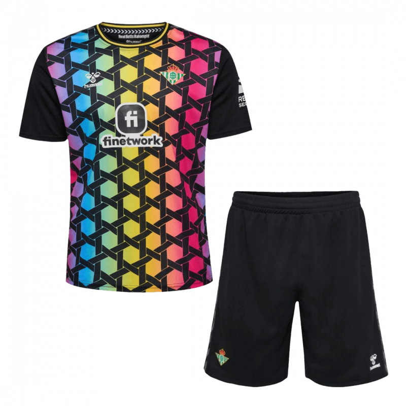 Real Betis 2023/24 Goalkeeper noir Goalkeeper Kit enfant