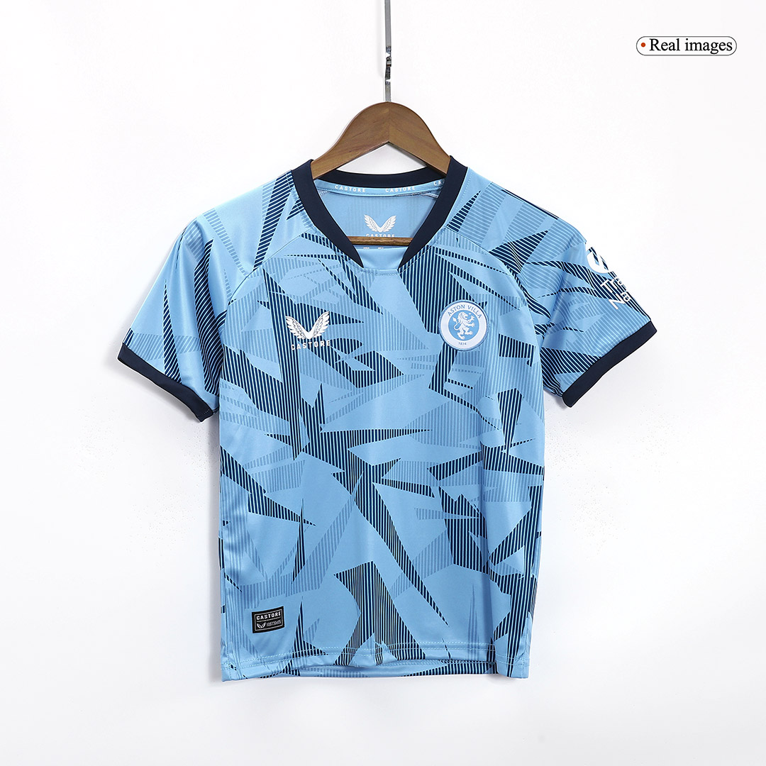 kit enfant Aston Villa 2023/24 troisième bleu