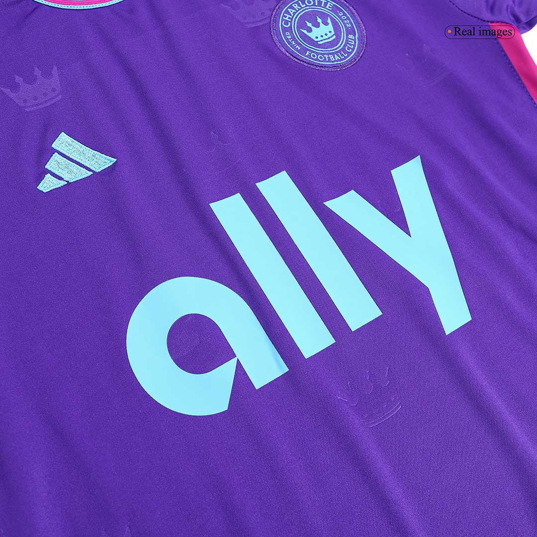 kit enfant Charlotte FC 2023 extérieur violet