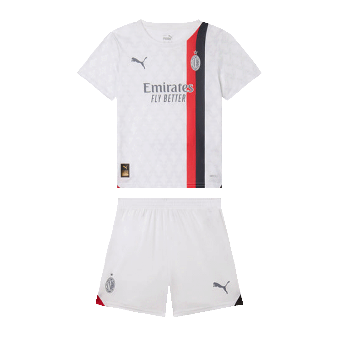 kit enfant AC Milan 2023/24 extérieur blanc