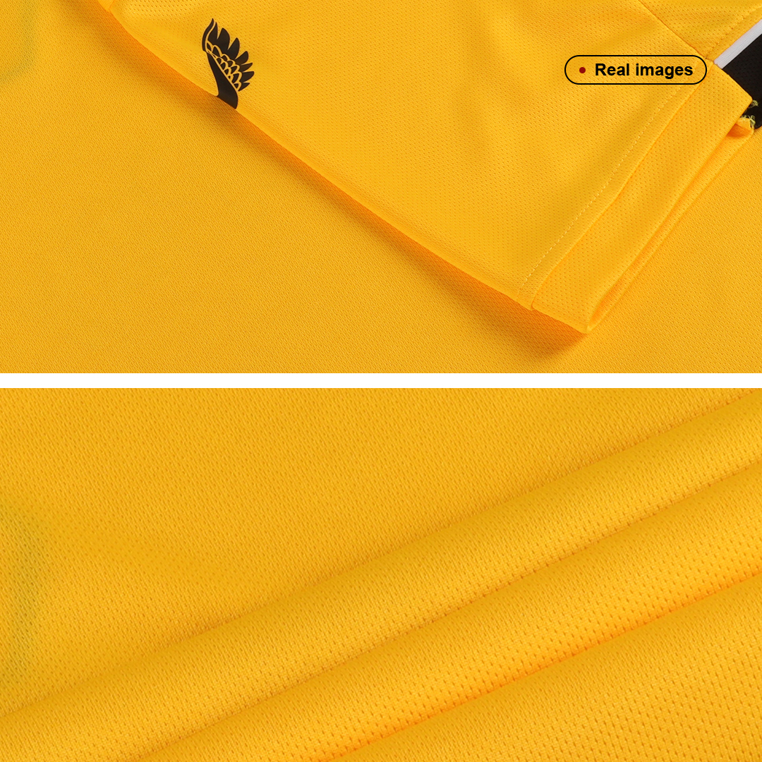 kit enfant Wolverhampton Wanderers 2022/23 domicile jaune