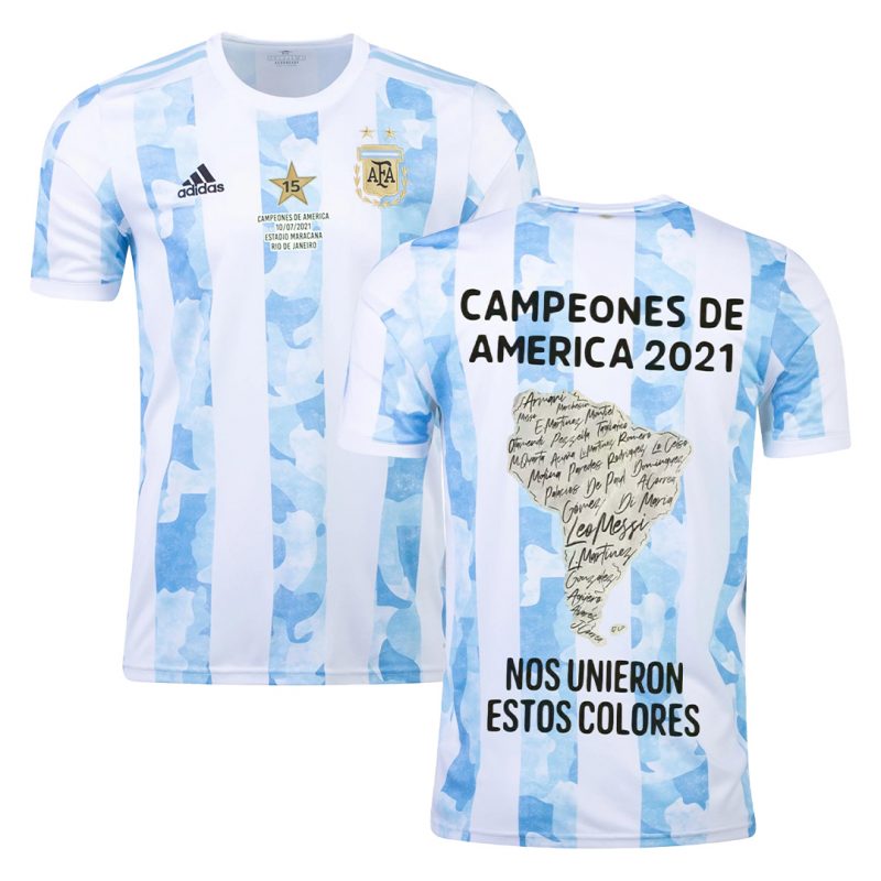 maillot Argentina 2021 domicile blanc